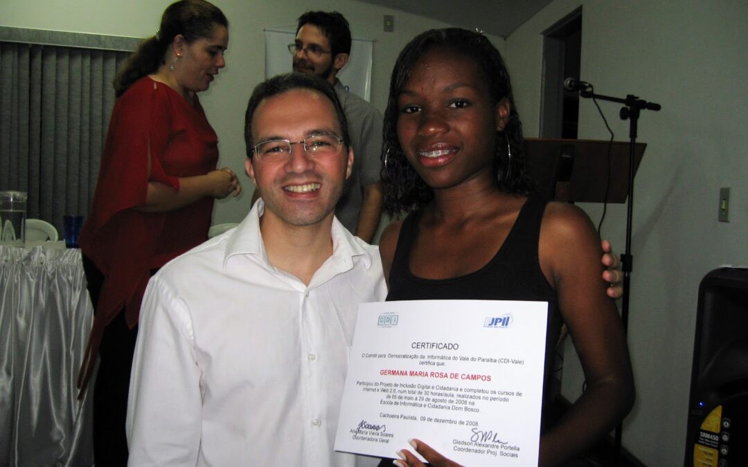 Professor no projeto CDI – Curso Web 2.0
